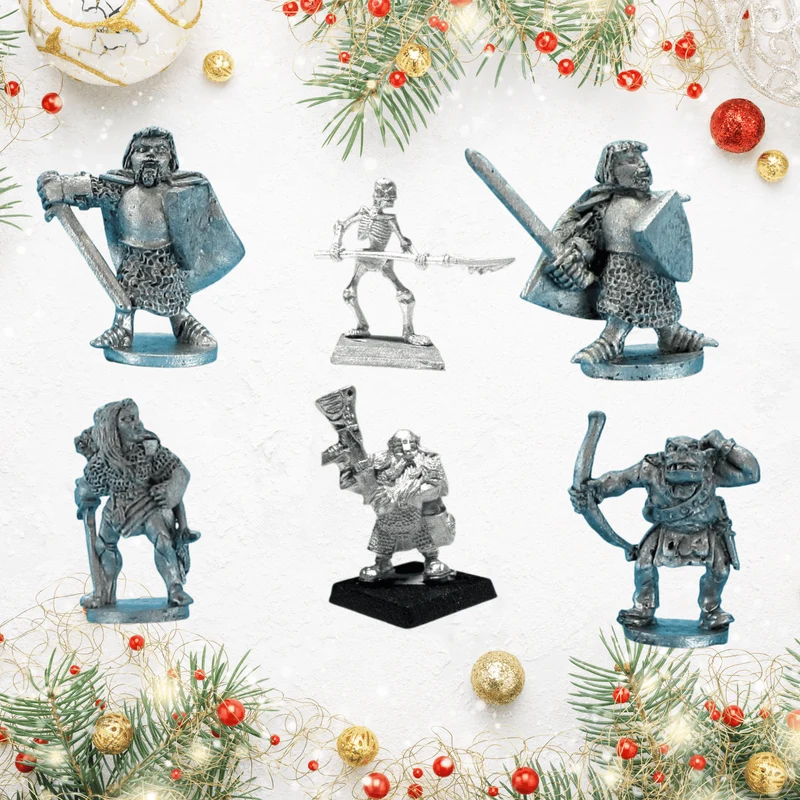 Miniaturen Adventskalender – 24 Zinnfiguren zum Bemalen & Sammeln