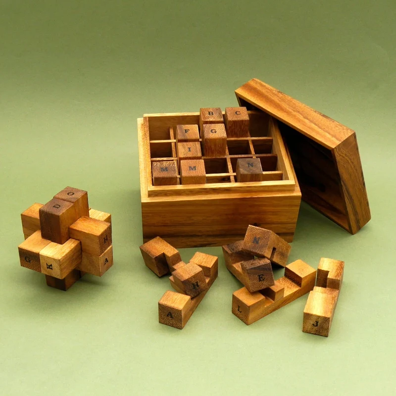 151er-TEUFELSKNOTEN - großes Puzzleset