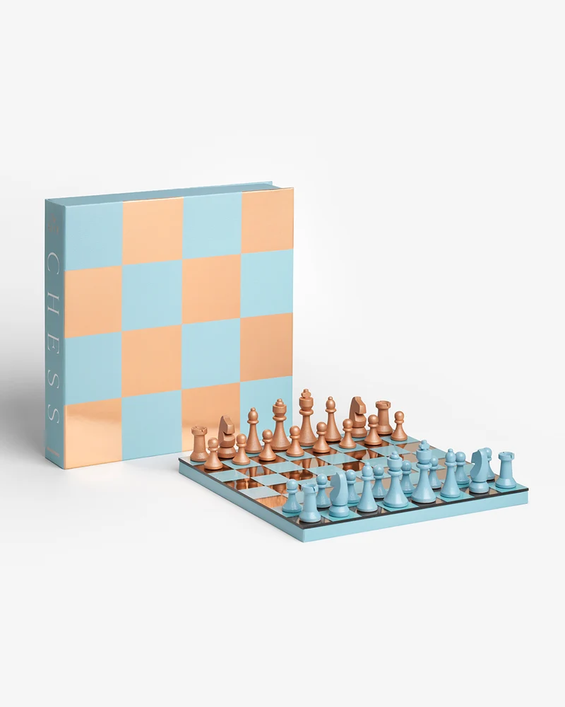 Chess Mirror, Blue