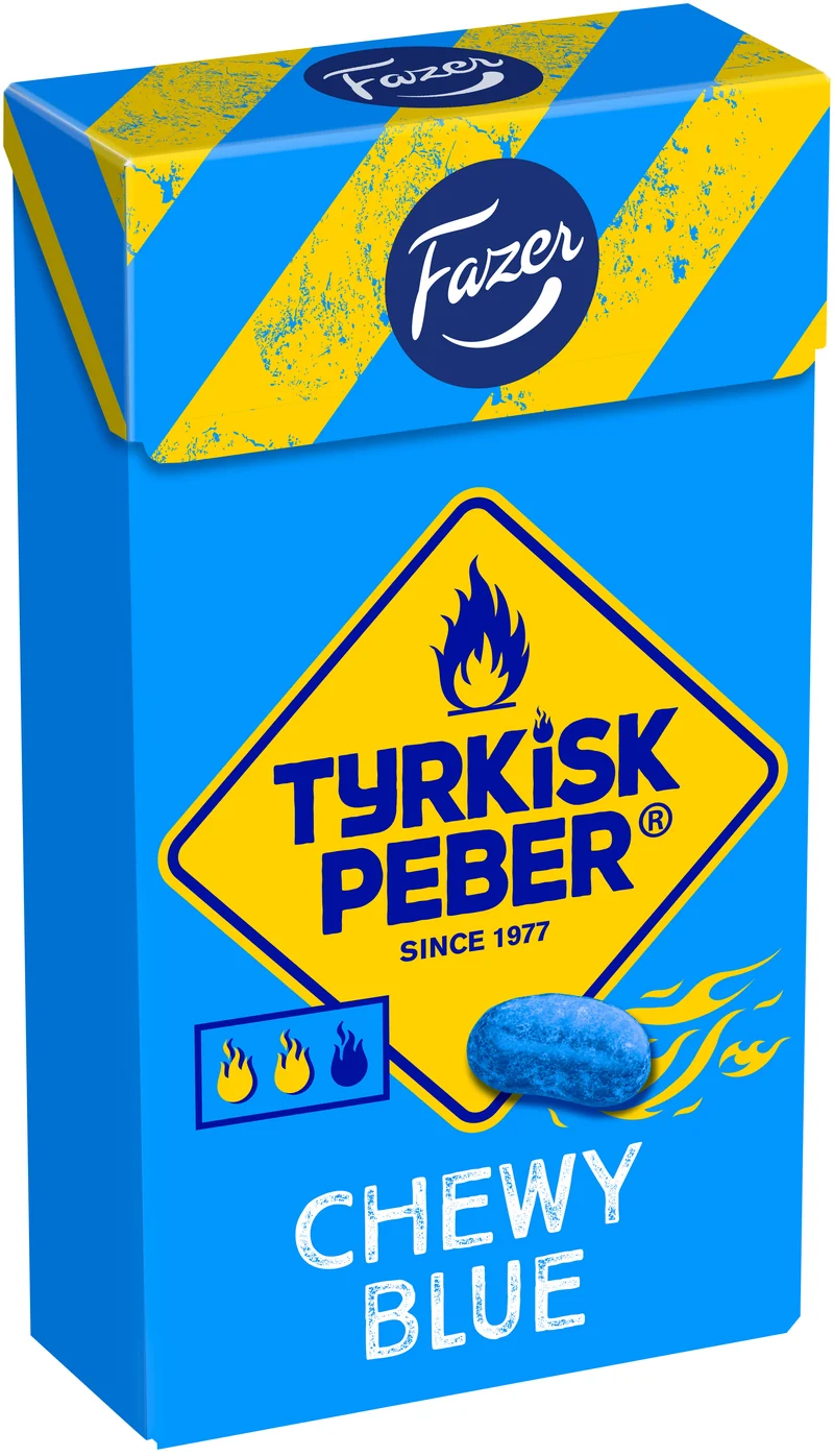 Fazer Tyrkisk Peber Chewy salmiakkipastilli 38g