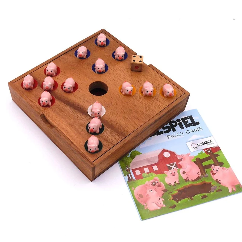 Ferkelspiel - Würfelspiel mit Tierfiguren