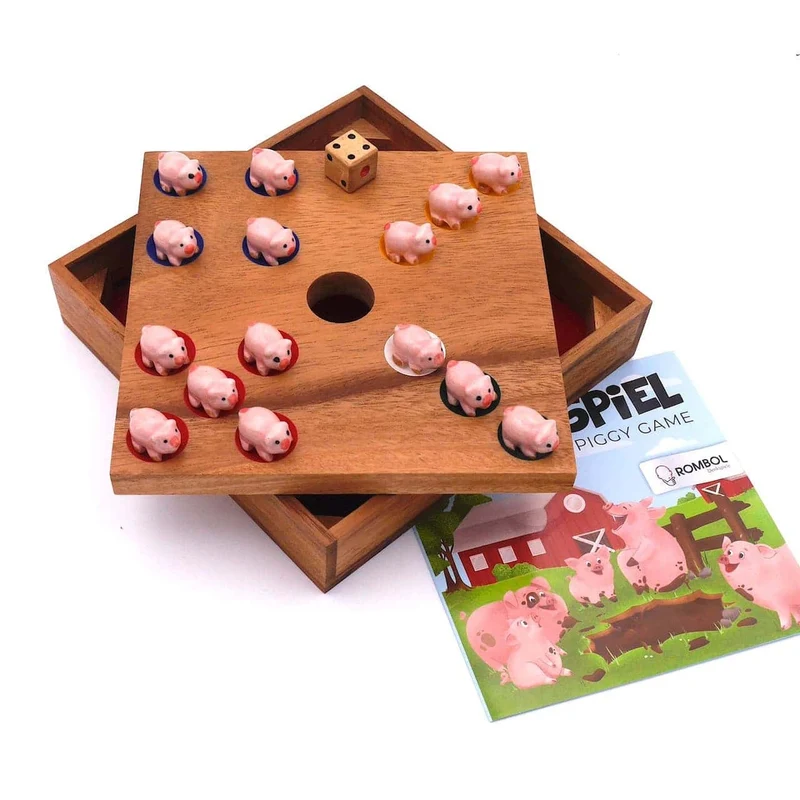 Ferkelspiel - Würfelspiel mit Tierfiguren