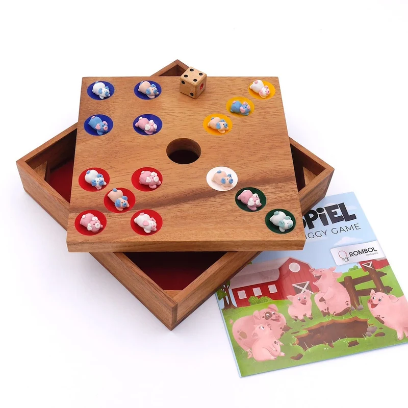Ferkelspiel - Würfelspiel mit Tierfiguren
