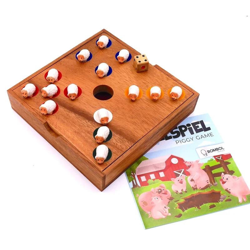 Ferkelspiel - Würfelspiel mit Tierfiguren
