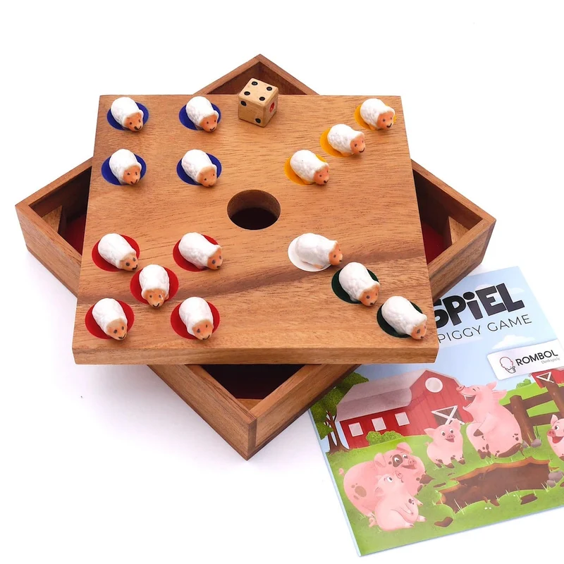 Ferkelspiel - Würfelspiel mit Tierfiguren