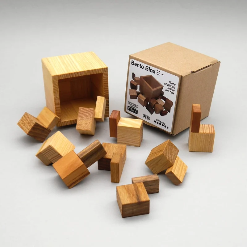 BENTO BLOX - sehr schwieriges Holzpuzzle