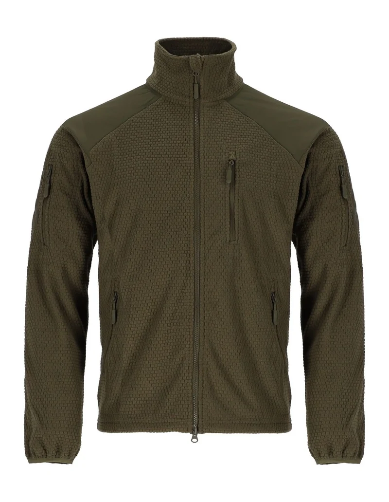 A. Blöchl Grid Fleece Jacke Operator Sweatjacke