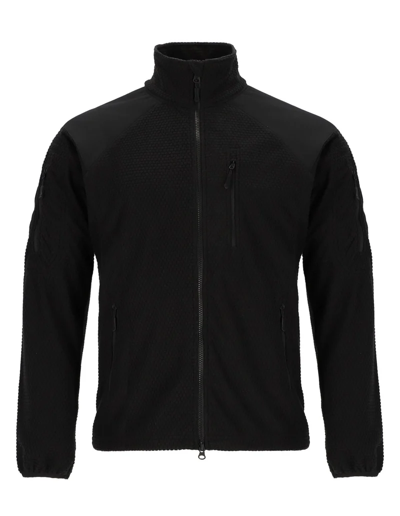 A. Blöchl Grid Fleece Jacke Operator Sweatjacke