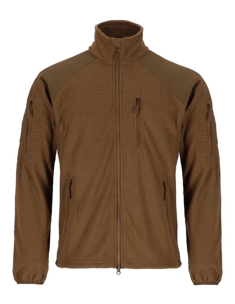 A. Blöchl Grid Fleece Jacke Operator Sweatjacke