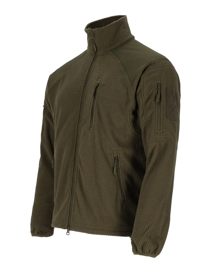 A. Blöchl Grid Fleece Jacke Operator Sweatjacke