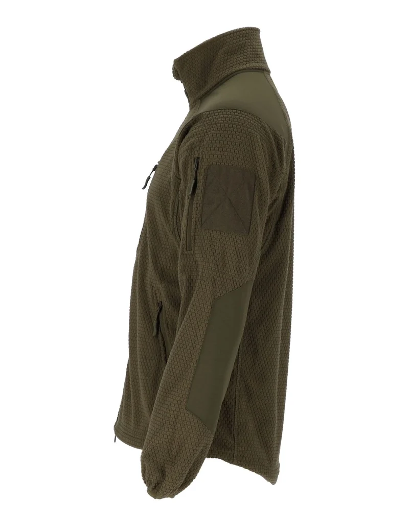 A. Blöchl Grid Fleece Jacke Operator Sweatjacke