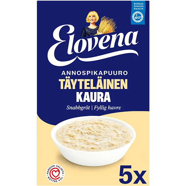 Elovena 200g täyteläinen kaura annospikapuuro