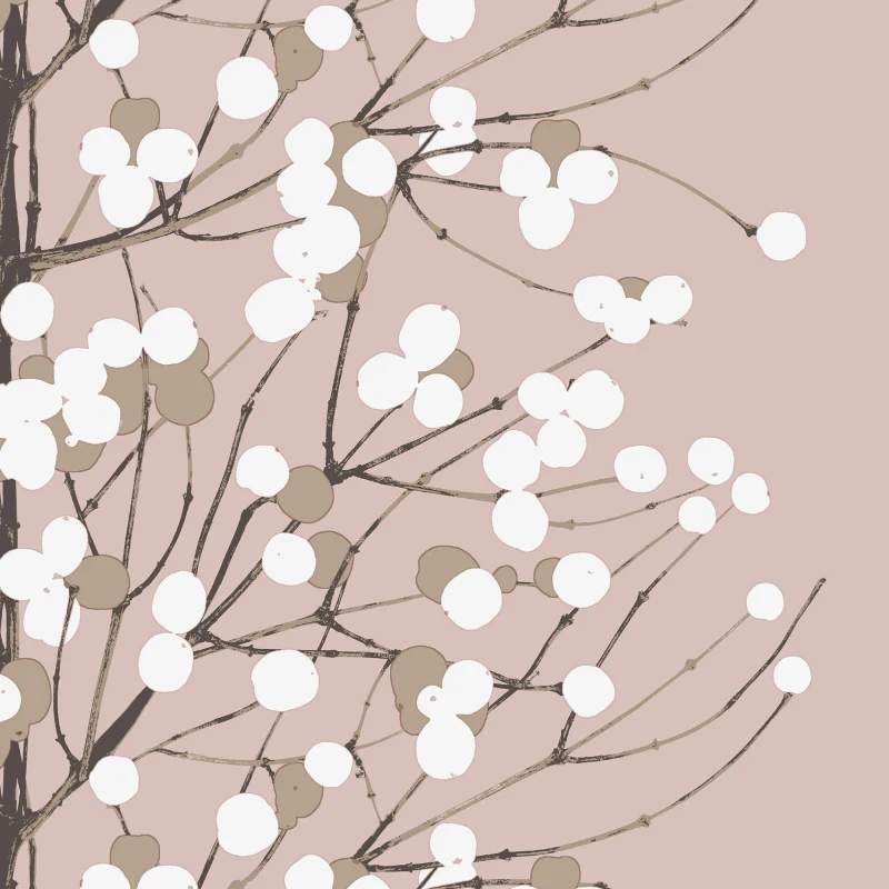 Marimekko Lumimarja roosa lautasliina 20kpl/33cm