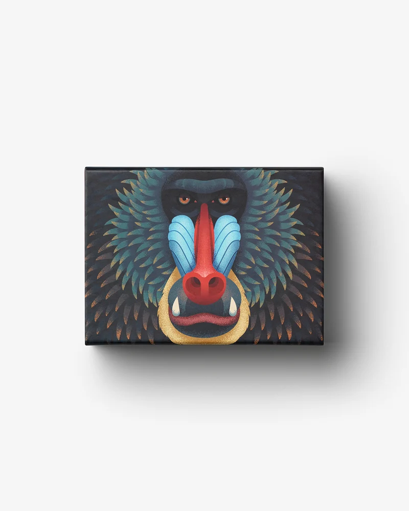Mandrill, 100 pieces