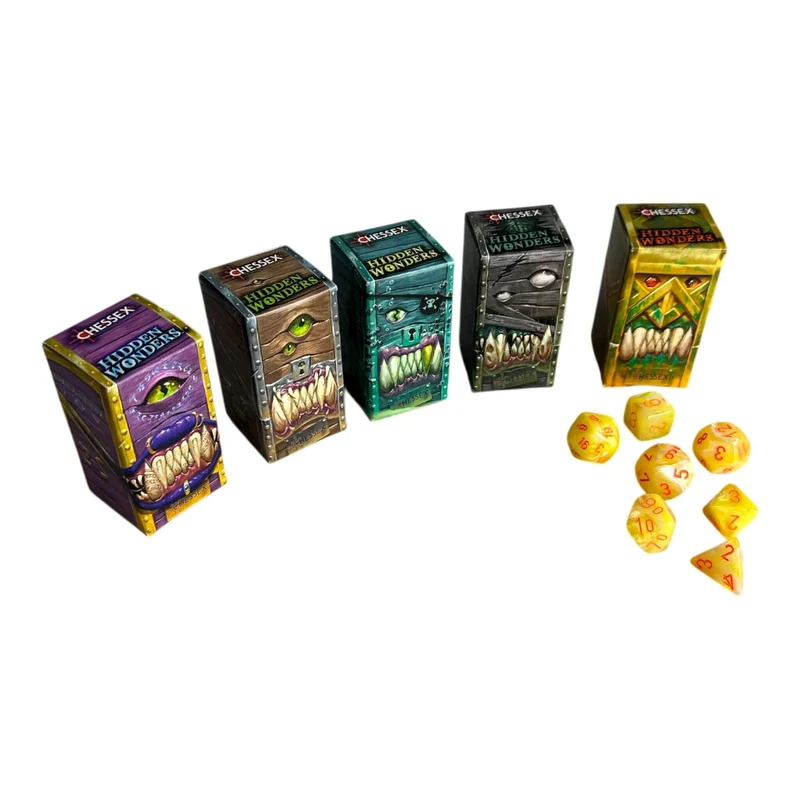 Hidden Wonders™ 7-Poly Würfel Set