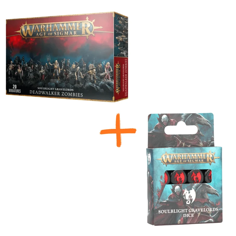 Soulblight Gravelords Set (Deadwalker Zombies + Dice)
