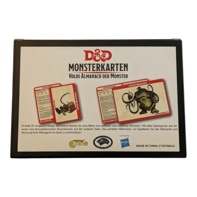 D&D Monsterkarten - Volos Almanach der Monster (DE)
