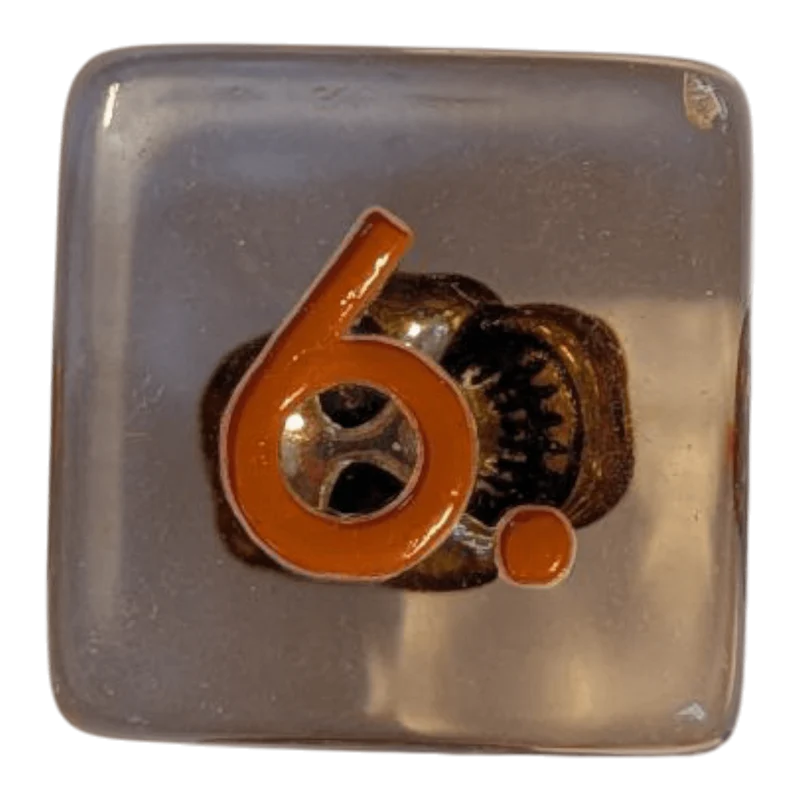 Totenkopf Würfel – Skull Dice Transparent (7er Set)