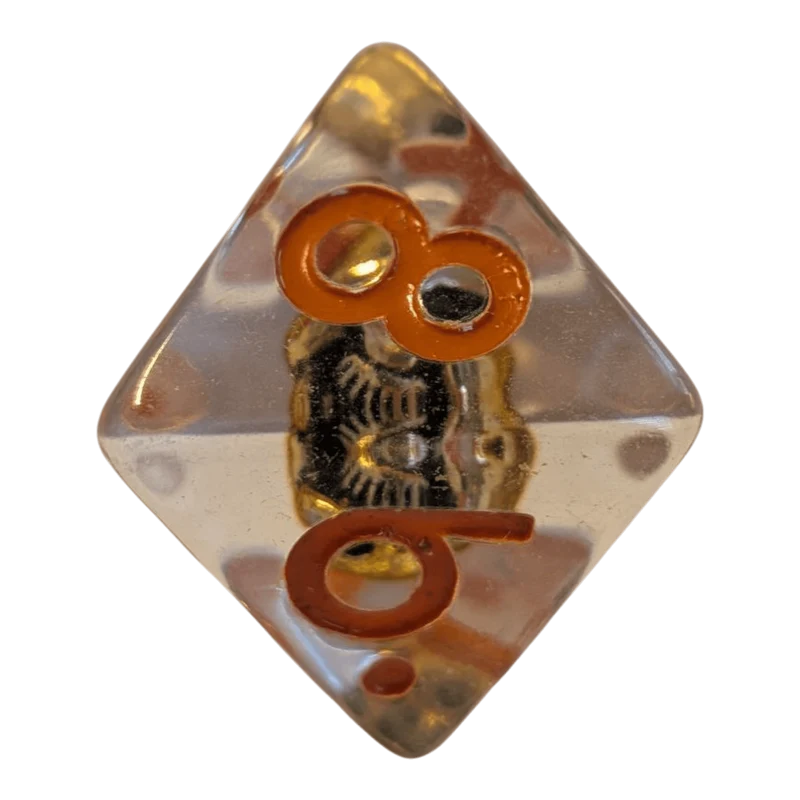 Totenkopf Würfel – Skull Dice Transparent (7er Set)