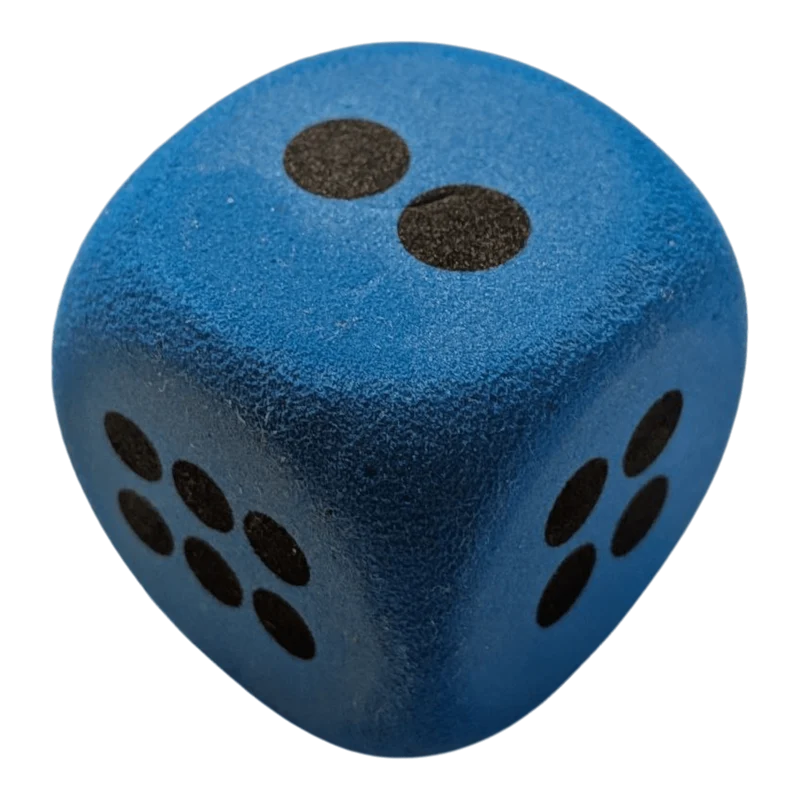 Schaumstoffwürfel W6 35mm Blau