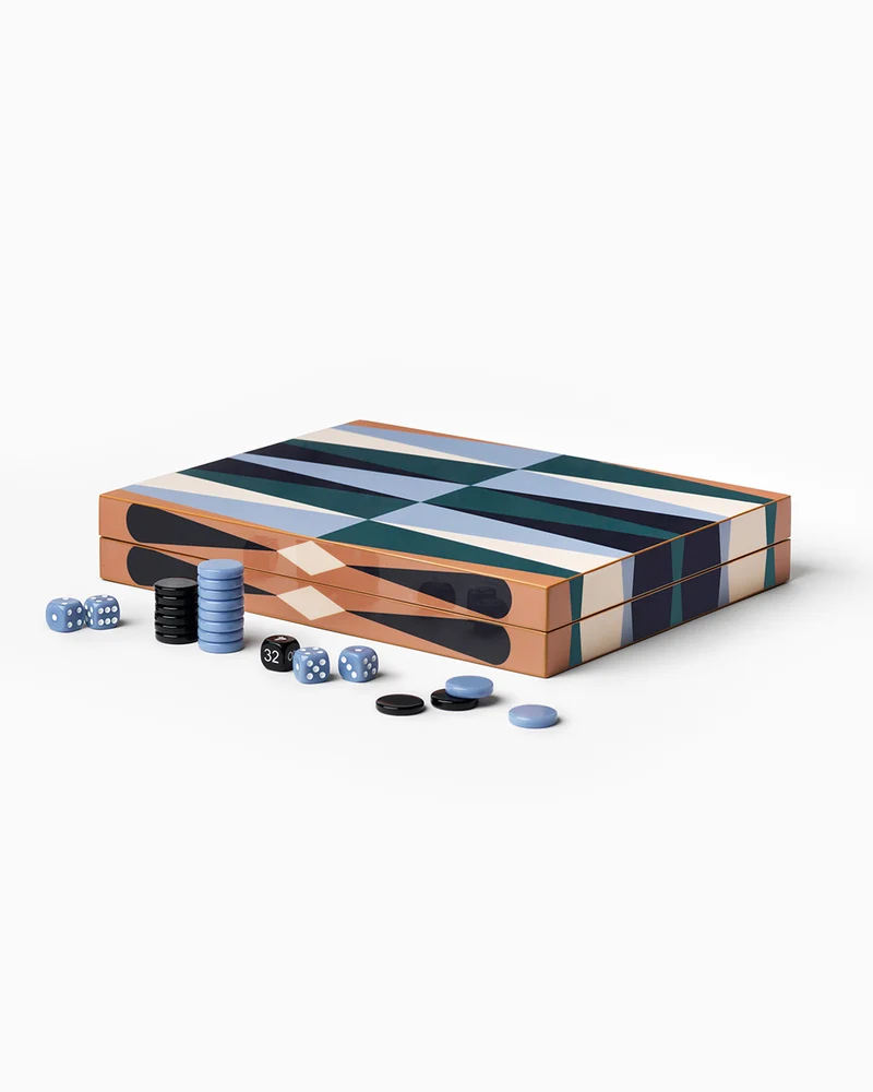 Lacquered Backgammon