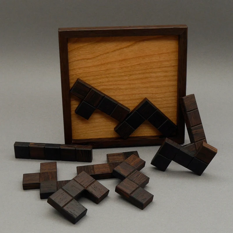LESS IS MORE - raffiniertes 2D-Packpuzzle