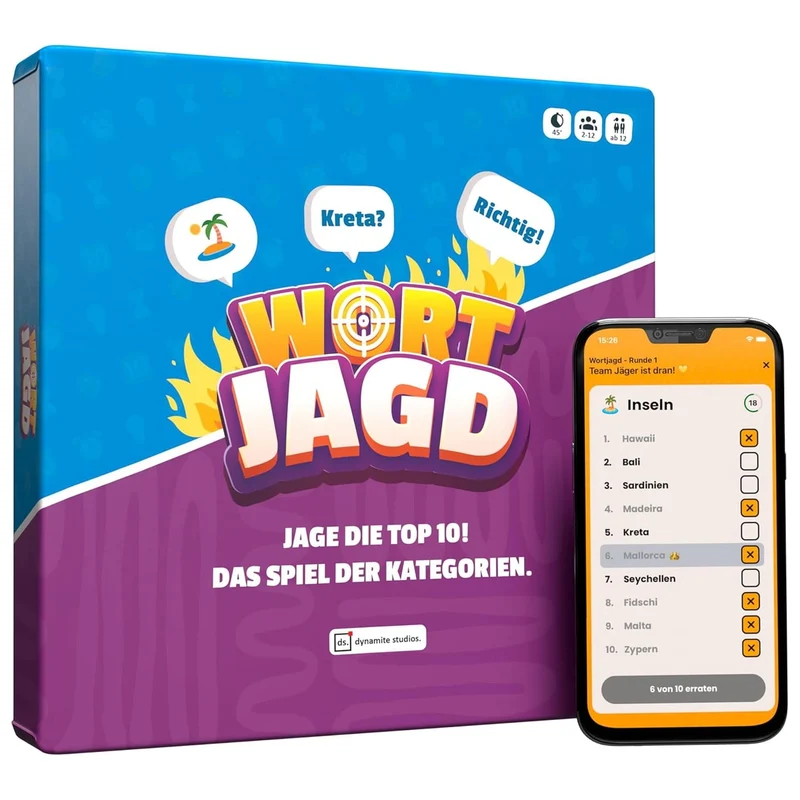 WORTJAGD - Jage die Top 10