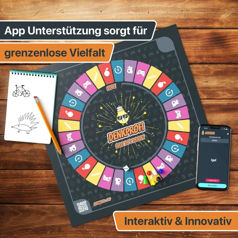 DENKPROFI - Brettspiel mit App