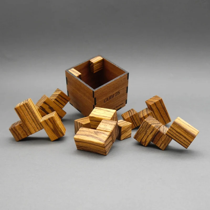 CUBI 25 - Holzpuzzle für Erwachsene