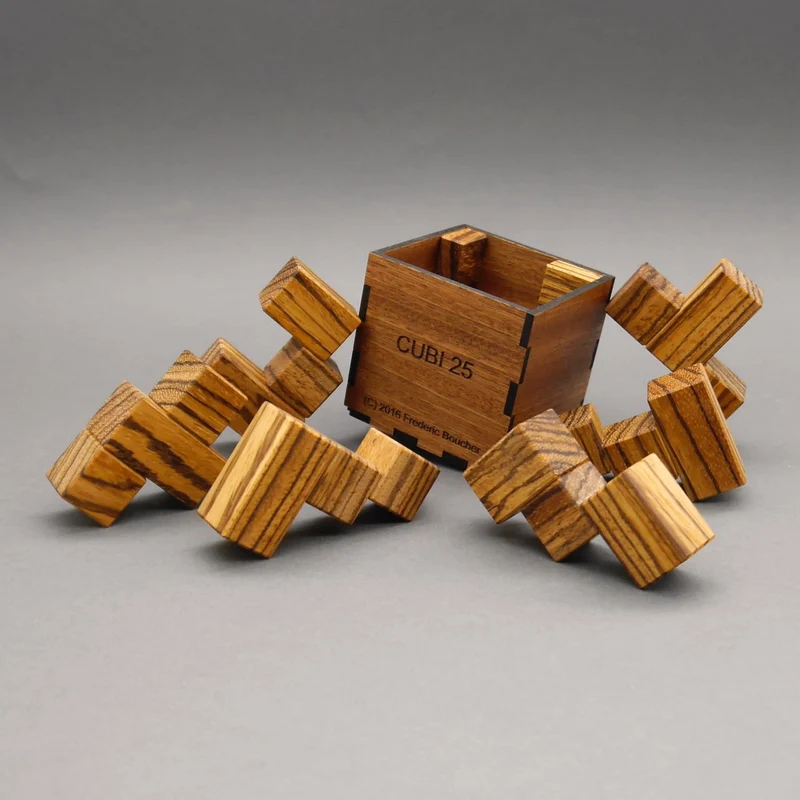 CUBI 25 - Holzpuzzle für Erwachsene