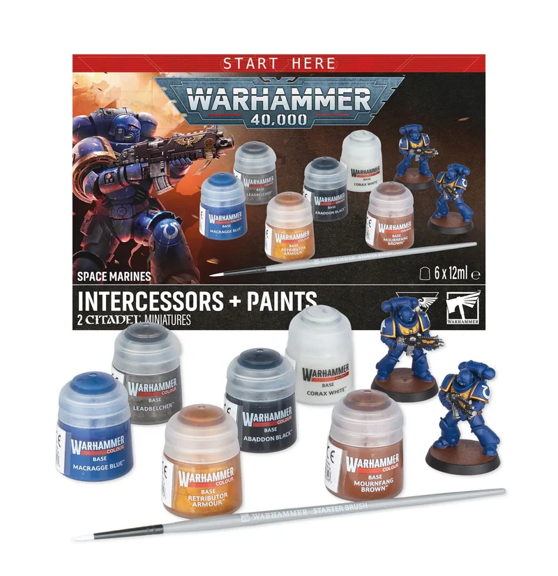 Warhammer 40k - Space Marines - Infernus Marines + paints