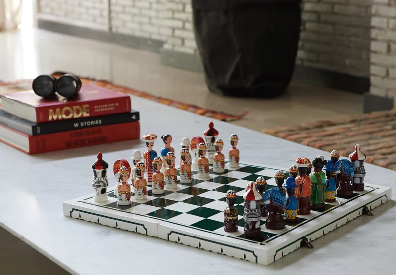 Handgefertigtes Schachspiel