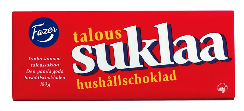 Fazer Taloussuklaa suklaalevy 180g