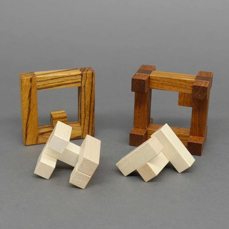 RATTLE TWIST DUO - schwieriges Holzpuzzle
