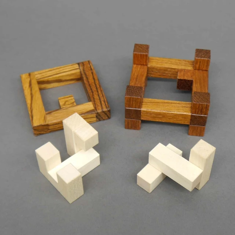 RATTLE TWIST DUO - schwieriges Holzpuzzle