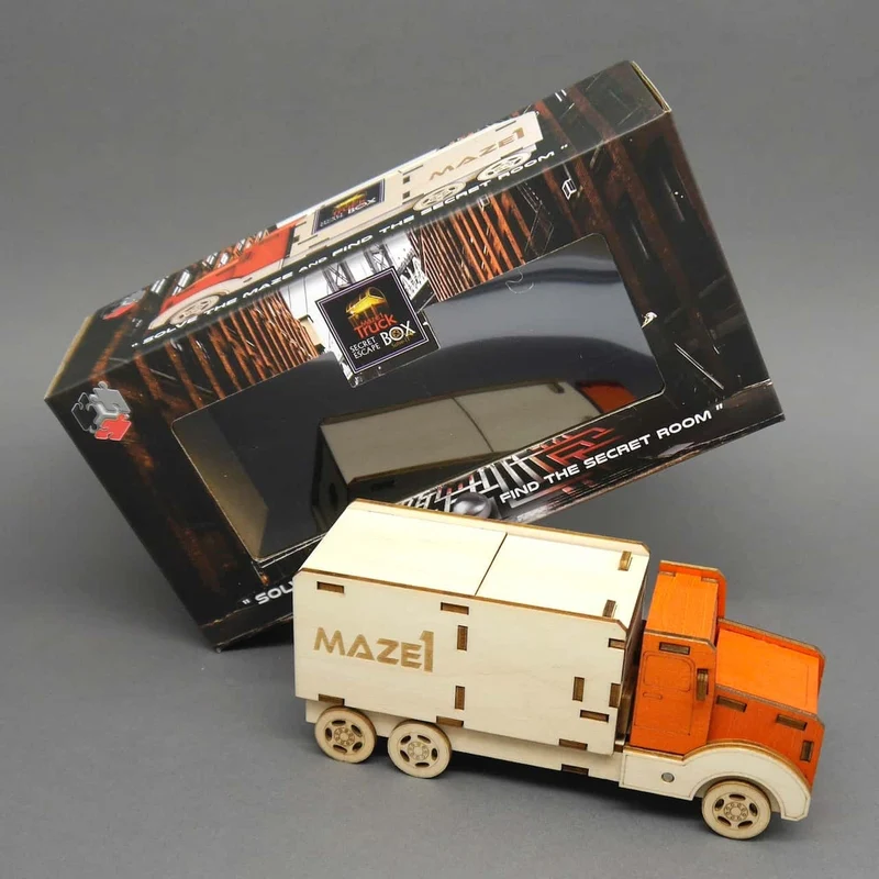 MAZE 1 TRUCK - Secret Escape Box