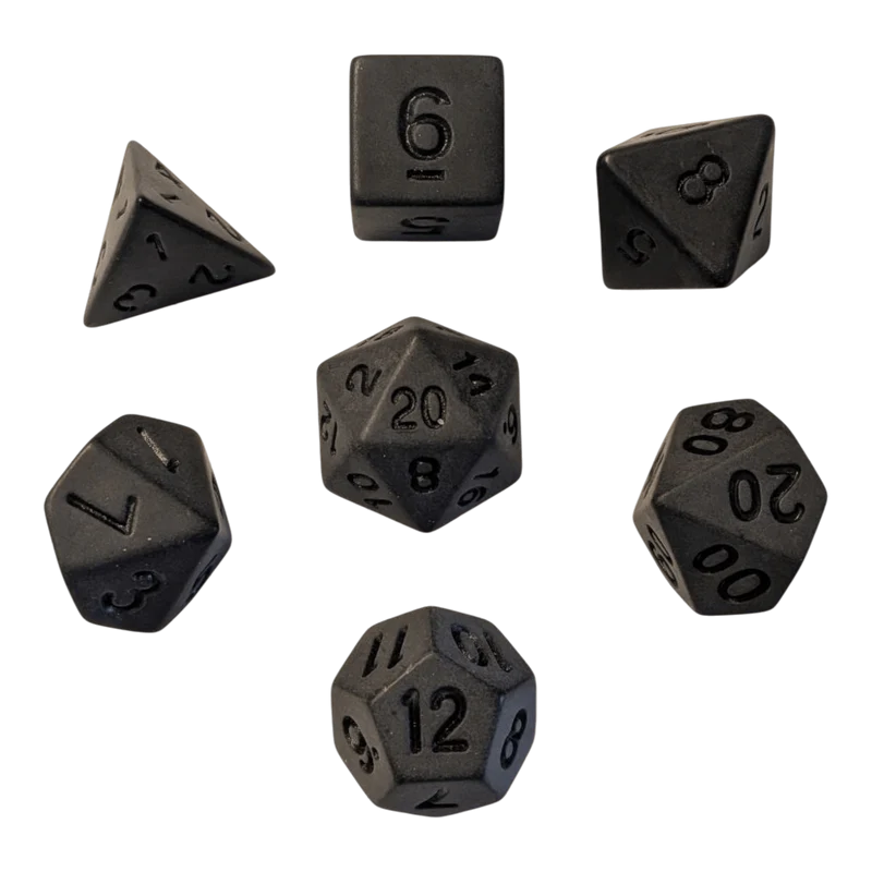 Matt-Schwarzes 7er Set (16mm)