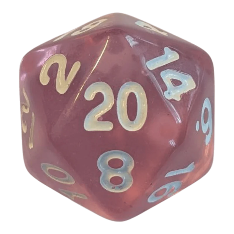Transparentes W20-Set (7 Farben)