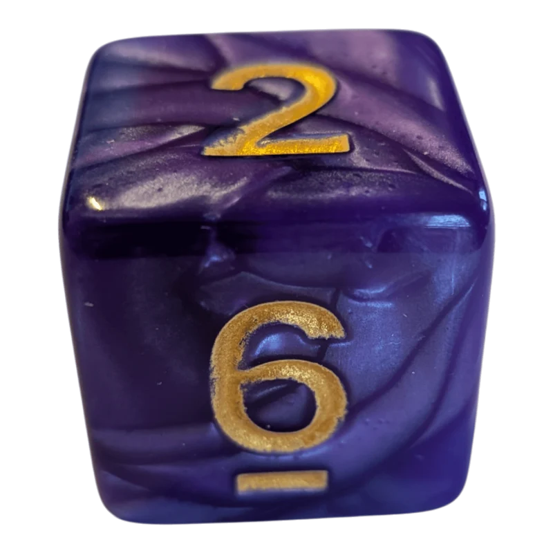 Perlmutt W6 lila /gold