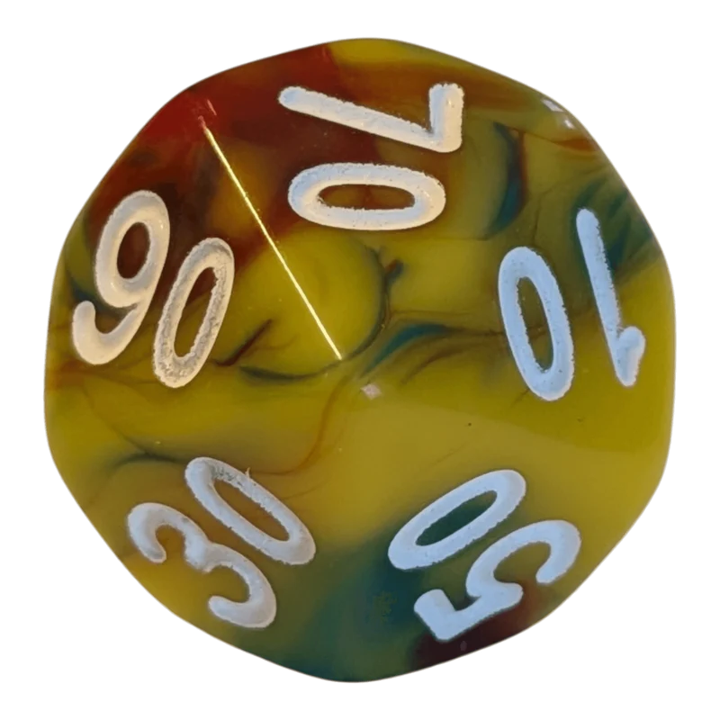 Multicolor W10-0 – Bunter Regenbogen Würfel