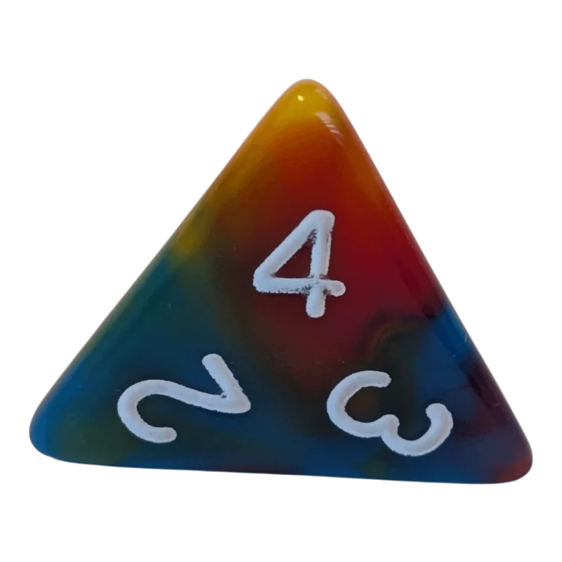 Multicolor W4 – Bunter Regenbogen Würfel