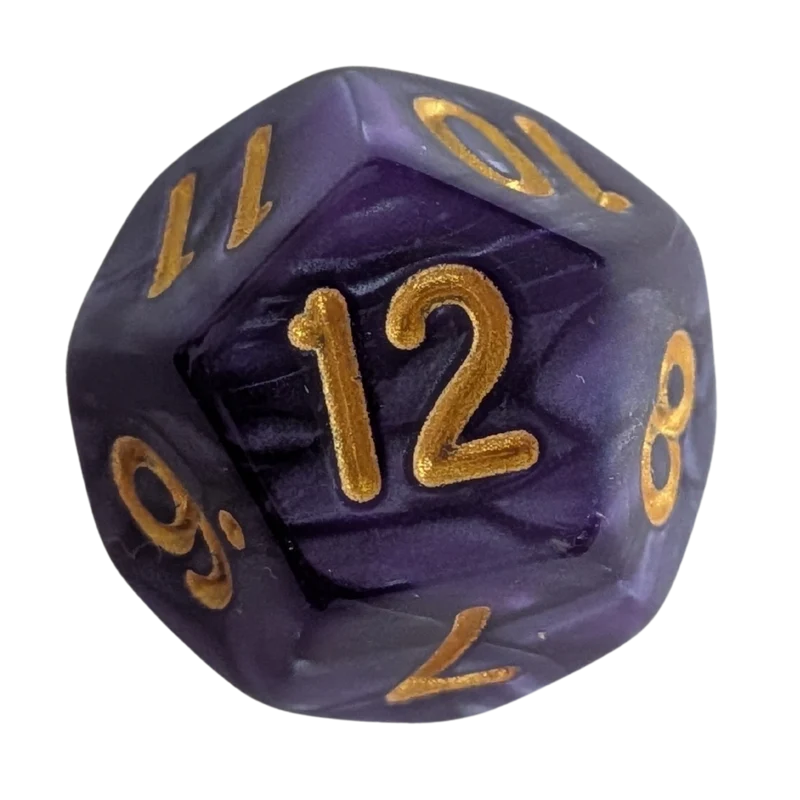 Perlmutt W12 in lila/gold