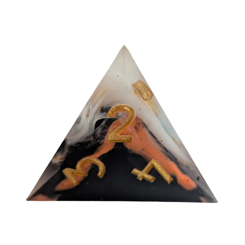 Lava-Würfel / Vulkan-Set 7er Set (18mm)