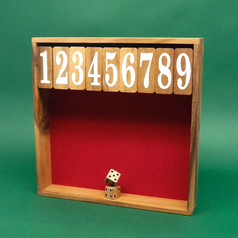 SHUT THE BOX XL - kurzweiliges Würfelspiel