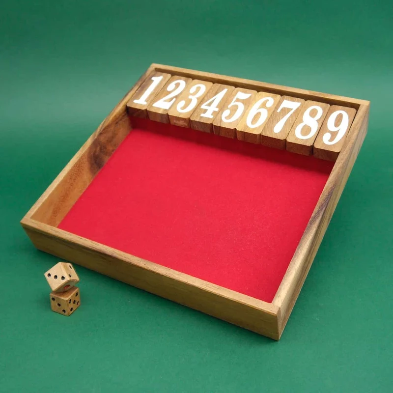 SHUT THE BOX XL - kurzweiliges Würfelspiel