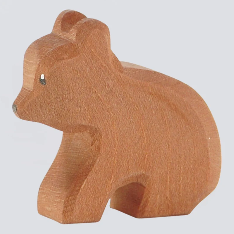 Ostheimer Holzfigur Bär klein sitzend