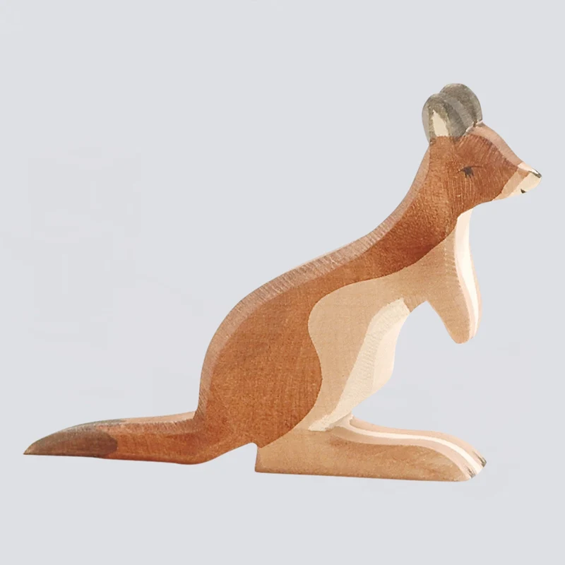 Ostheimer Holzfigur Känguru Vater