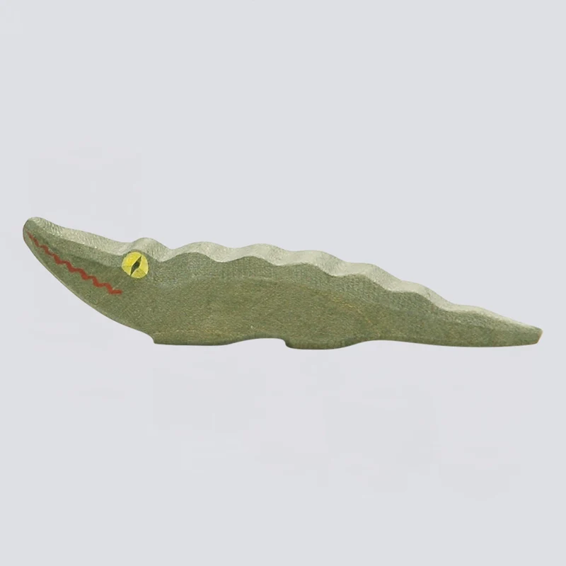 Ostheimer Holzfigur Krokodil klein