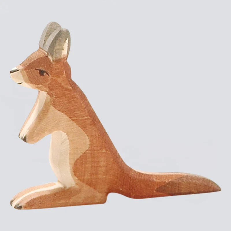 Ostheimer Holzfigur Känguru klein