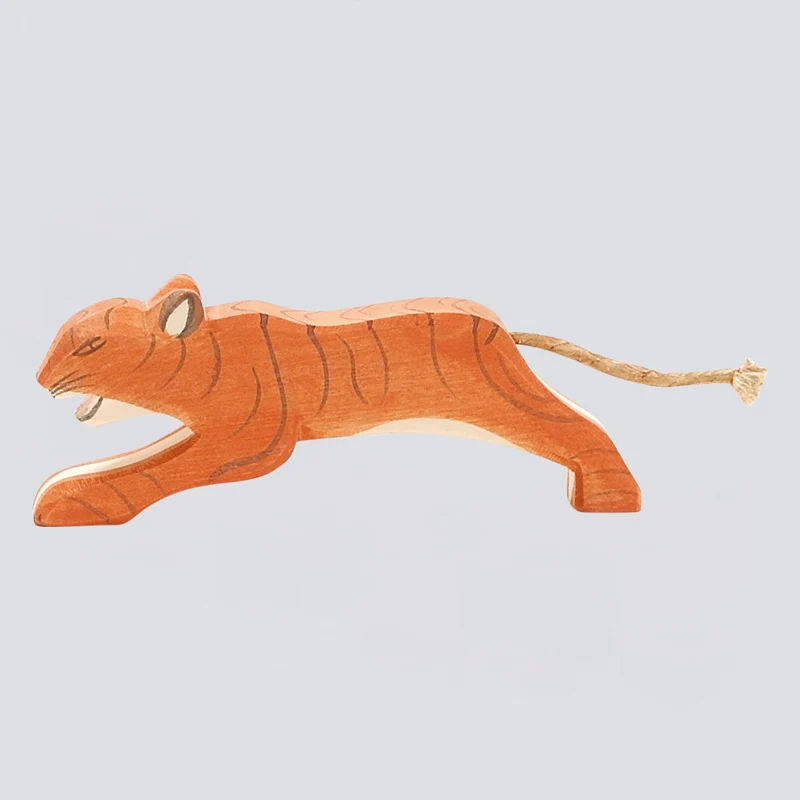 Ostheimer Holzfigur Tiger springend